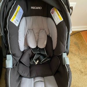 Recaro infant car seat with base included. Used but still in great condition.